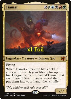 MTG AFR PLST Tiamat MINT (SELECT) | eBay