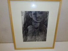 ALBERT RADOCZY (1914-2008, Connecticut)  Drawing Etching Print  Signed & Framed