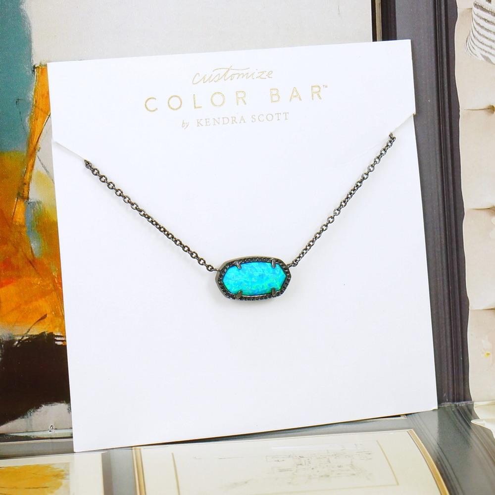 NWOT Kendra Scott Elisa Turquoise Kyocera Opal Necklace