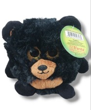 Juguete de peluche Lubby Cubbies de Fiesta Oso marrón negro 4"