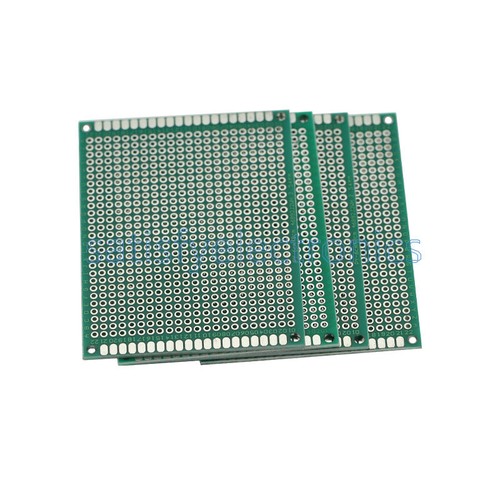 5Pcs 6x8cm Double side Protoboard Circuit Universal DIY Prototype PCB Board - Picture 3 of 5