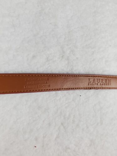 Lauren Ralph Lauren Womens Italian Leather Purple Belt Size Small