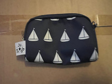 JuJuBee Makeup Toiletries Organizer Sailboat Boat Design 5.5 x 3.5"