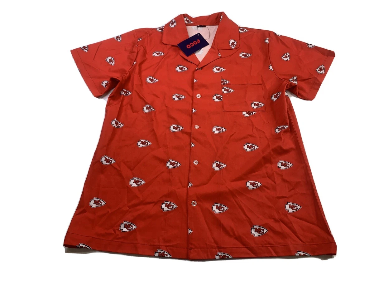 Kansas City Chiefs Pajama Top Nightgown Blouse Women s Small eBay