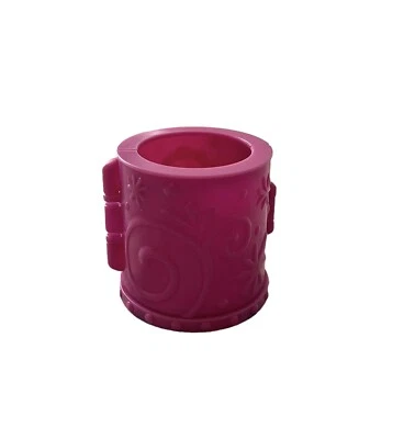 Boîte de rangement décorative rose 6 cm en très bon état - Photo 1/4