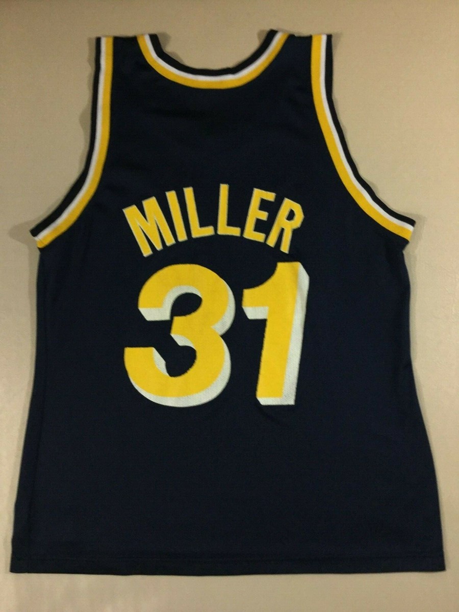Championインディアナ・ペイサーズ 31番タンクトップ M Reggie Miller #31 Indiana Pacers Champion Basketball Jersey