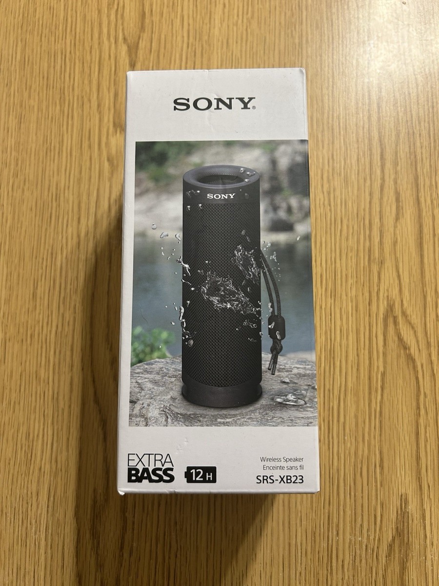 Sony XB23 Portable Bluetooth Speaker - Black for sale online | eBay