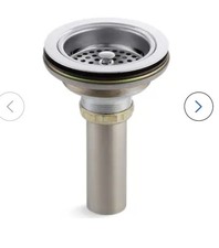 Kohler K-8801-CP Duostrainer Sink Strainer, Fits Most Standard - Polished Chrome