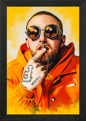 Mac Miller Gerahmtes Wandbild Poster Leinwanddruck Bild