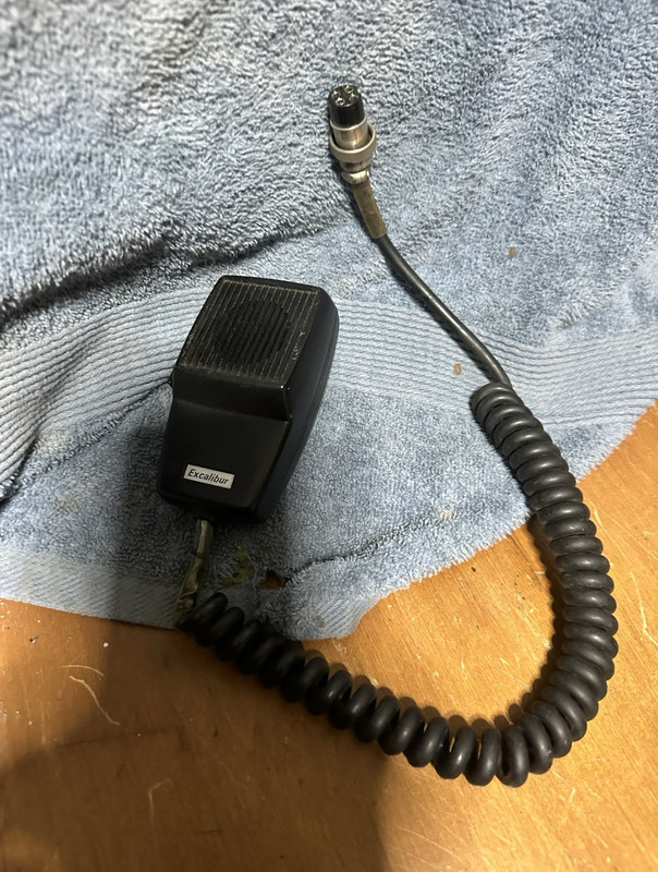 Excalibur Radio Communication Microphone w/ Coiled Cord - Universal