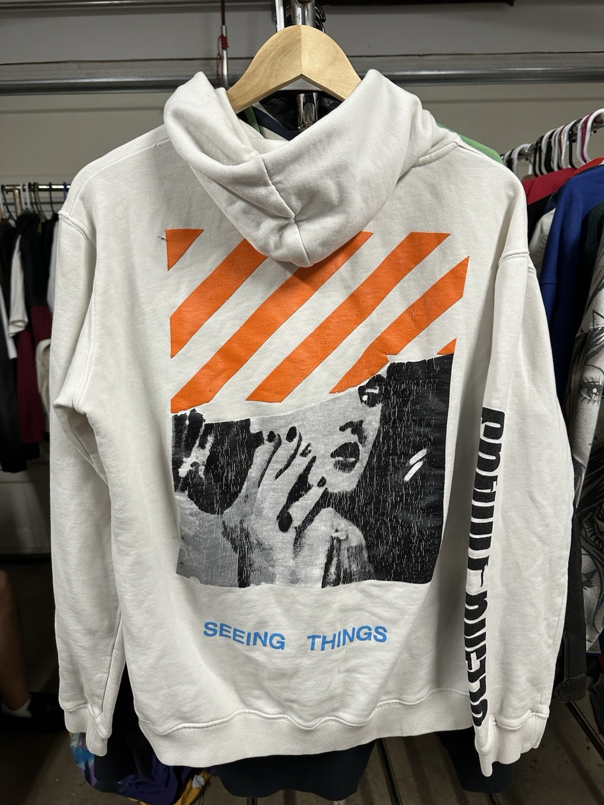Off White “OFF” Seeing Things Hoodie - image 1