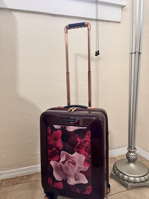 Ted Baker Luggage Porcelain Rose Small Hardside Spinner No TSA COMBINATION LOCK 