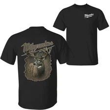 Millwaukee Deer Hunting Graphic 2 Sides TShirt, Hunting Season Designed Tee For