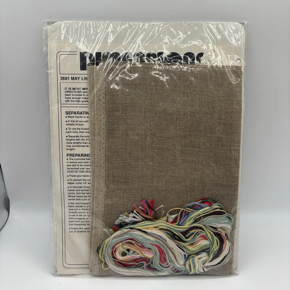 Kit Punto de Cruz Contado Dimensiones May Ling Oriental Dama 9" X 16" Nuevo y Precintado Foto 2 de 3