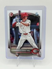 2025 Bowman Draft 1st Steele Hall #BD-20 Paper Base Cincinnati Reds