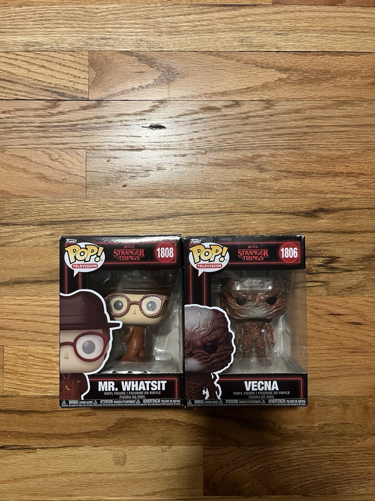 Funko Pop! Vinyl: Stranger Things Vecna #1806 & Mr. Whatsit #1808 IN HAND