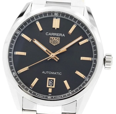 TAG HEUER Carrera Caliber 5 WBN2113 Date black Dial Automatic Men's Watch_912561 - Image 1 of 4