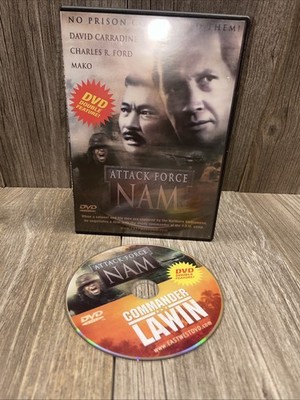 DVD Double Feature: Commander Lawin 1981 / Attack Force Nam 1986 David Carradine