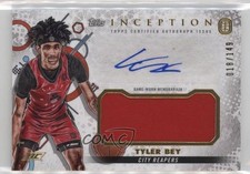 2022 Topps Inception OTE Overtime Elite Relic /149 Tyler Bey #IARC-TB2 Auto 1u6