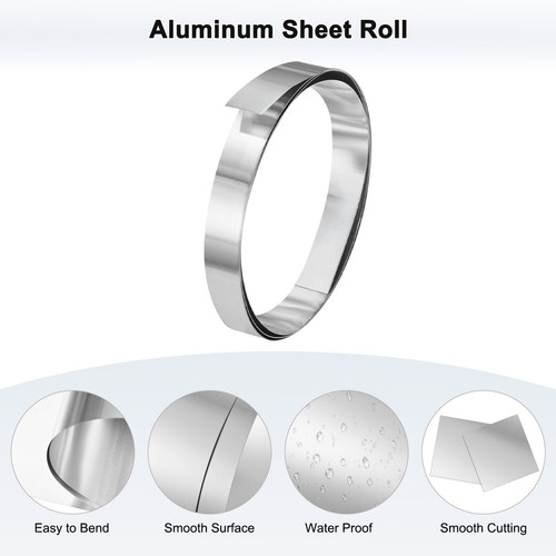 1-Pack Roof Flashing, 3.3ft x 0.4" x 0.012" ( L x W x T ) Aluminum Flashing Roll - Picture 4 of 7
