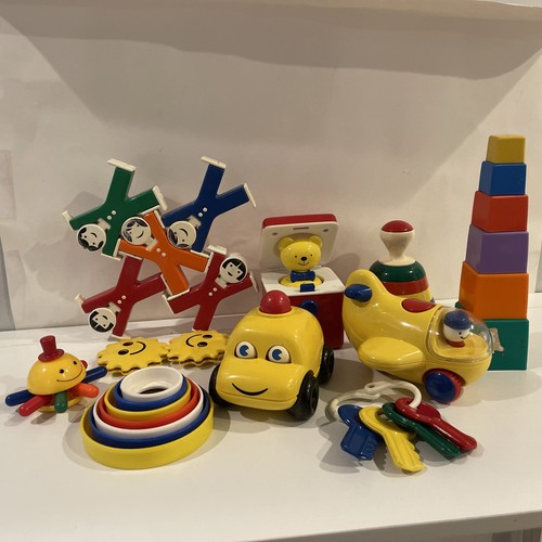 Lot Of 10 Vintage Ambi Toys (Including 5 From Baby Einstein)