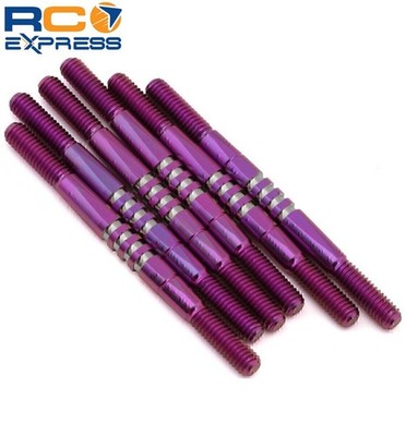 JConcepts RC10 B7/B7d Fin Titanium Turnbuckle Set (Purple) (6) JCO5290P