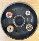 Antique Metal Sewing Caddy - 8" Round — photo 1