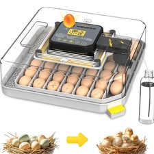 Egg Incubator Incubator for Hatching Eggs 48 Eggs for Lab Home Farm with Auto...