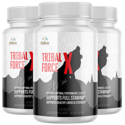 Tribal Force X- Men's Health & Bodybuilding- 3 Bottles- 180 Tablets
