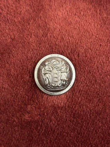 Civil War Vintage Antique Coat Button New Jersey seal Horstmann Bros & Co Phila