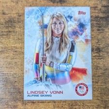 2014 Topps Team USA Lindsey Vonn #88 Olympic Alpine Skiing Gold Medalist Legend