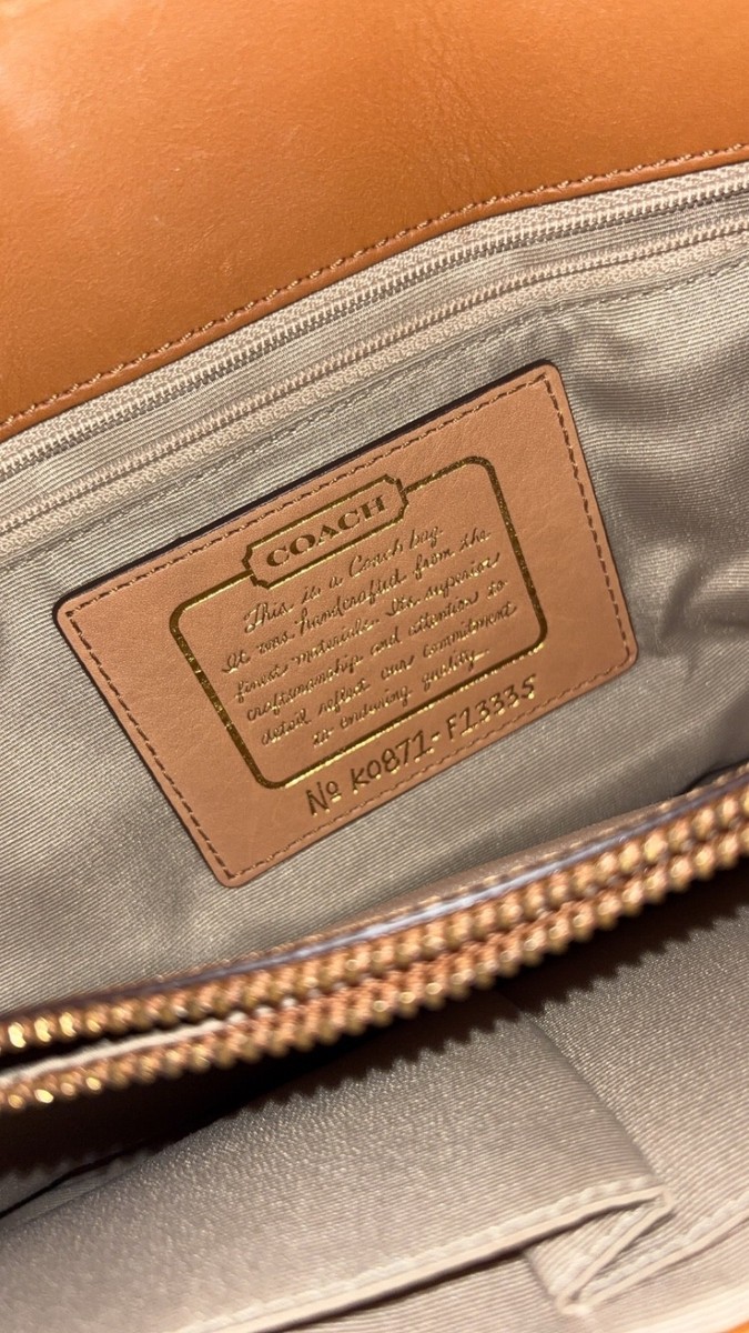 Coach Patchwork B06Q-10018 Multicolor Crossbody Shoulder Bag