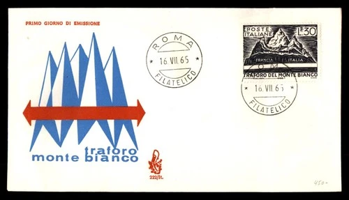 Mayfairstamps Italy FDC 1965 Mountain Traforo del Monte Bianco First Day Cover a