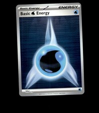 Basic Water Energy – SVE 019 – Black Bolt – Holo – Near Mint - Pokemon Card TCG