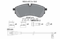 Textar BremsbeläGe Bremsbelagsatz BremsklöTze Q+ Vorne 2214703