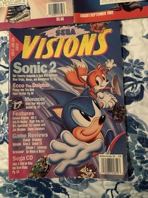 Vintage Lot Of 3 Sega Visions Magazines From 1992 Kid Chameleon Sonic Genesis