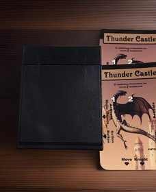 INTELLIVISION THUNDER CASTLE CART +2 OVERLAYS ONLY! CLEANED & TESTED 3/22/26 EXC