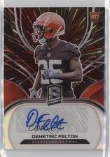 2021 Panini Spectra Rookie Auto Hyper Prizm 8/60 Greg Newsome II #255 Auto 19bs