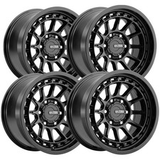 (Set of 4) Ultra 116 Atlas 17x9 6x4.5" +12mm Gloss Black Wheels Rims 17" Inch