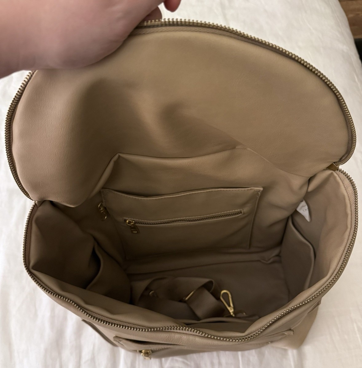 Fawn Design The Original Diaper Bag - Pebble / Beige / Tan  display picture 3