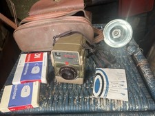 Vintage Kodak Brownie Bulls-Eye Camera w/ Carrying Case Extras