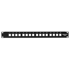Hellermann Tyton P108-16-MOD Modular Patch Panel 16 Port, 1U, Steel, Black