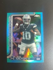 2025 Topps Chrome Joe Milton - Aqua /199
