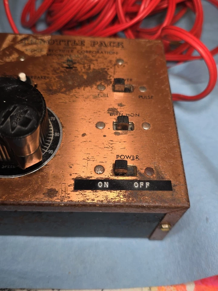MRC Throttle Pack Model 3 HO N Model Train Transformer Untested.Parts Or Restore - Image 4 of 4