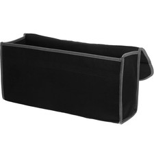 Kofferraumtasche Auto Organizer Filz Faltbar mit Deckel Schwarz 50x25x15cm Box