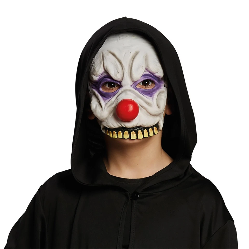 Halbmaske Horror Clown Maske Halloween Accessoire  - Bild 1 von 1