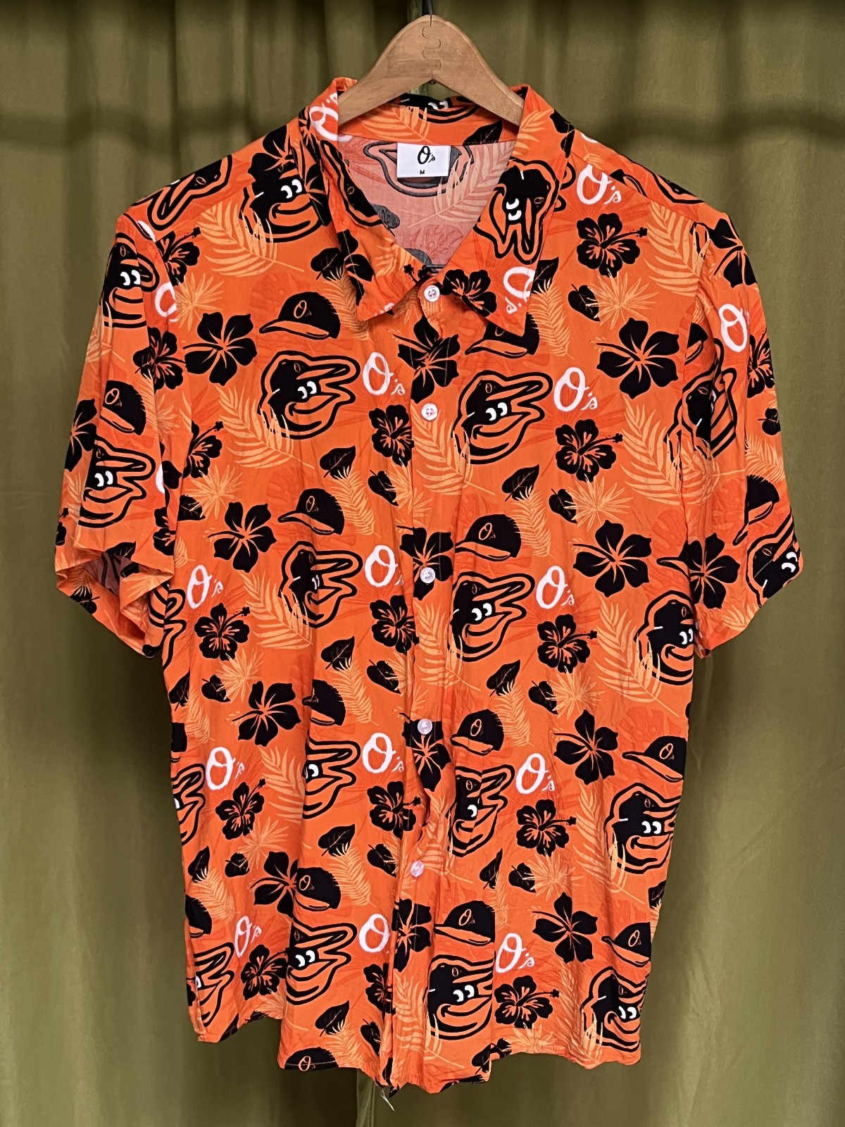 Baltimore Orioles SGA Hawaiian Shirt 2018 Mens M