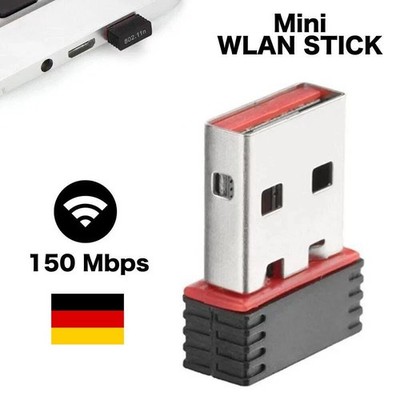 Stick WLAN Mini 150MPS USB WiFi Wireless Network Adapter für PC Laptop