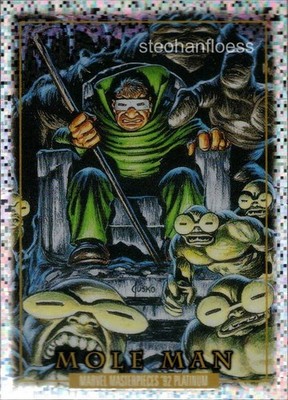 2024 '92 Marvel Masterpieces Platinum Mini Boxes Parallel #52 Mole Man