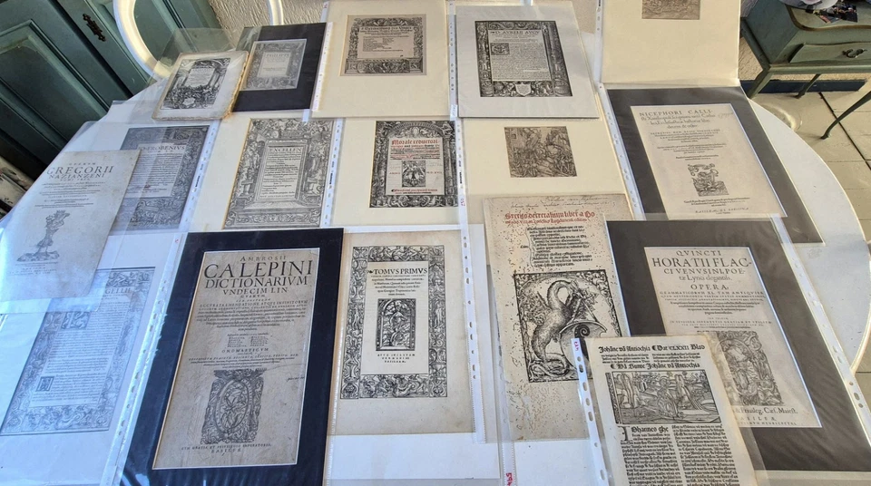 Post-Incunabula:  collection of old & rare leaves, 15th - 16th century - Image 3 of 4